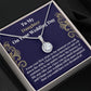 Daughter Bridal Necklace Card Wedding Keepsake