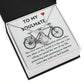 Soulmate Love Girlfriend Wife Message Card Necklace Gift