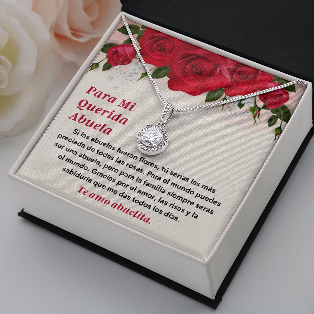 Querida Abuela Collar Con Tarjeta Latina Grandmother Necklace Card