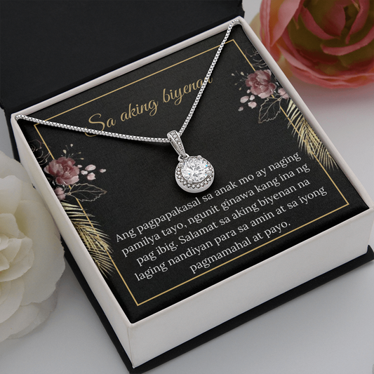 Sa Aking Biyenan Kuwintas Regalo Filipino Mother-In-Law Gift
