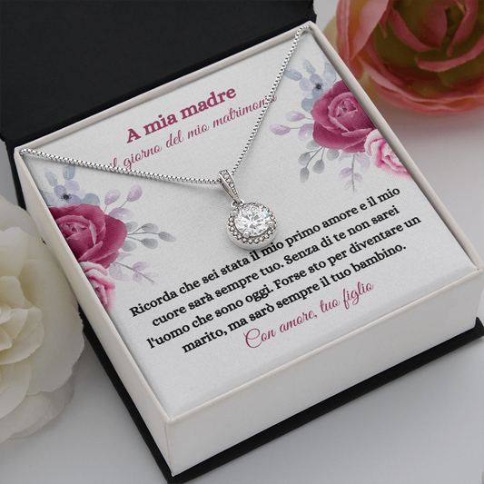Madre Dello Sposo Collana Italian Mother Of The Groom Necklace Card