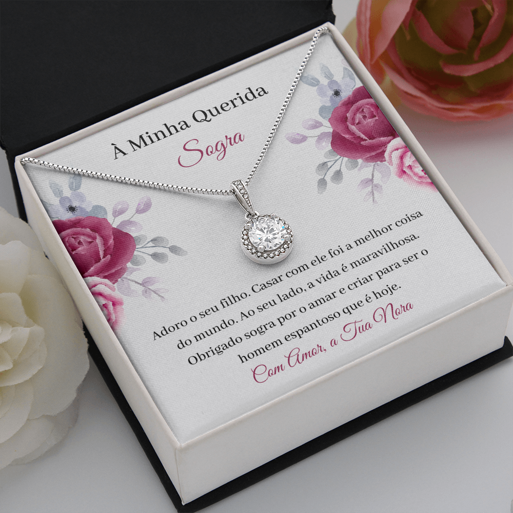 Querida Sogra Colar Present Portuguese Mother-In-Law Necklace Card