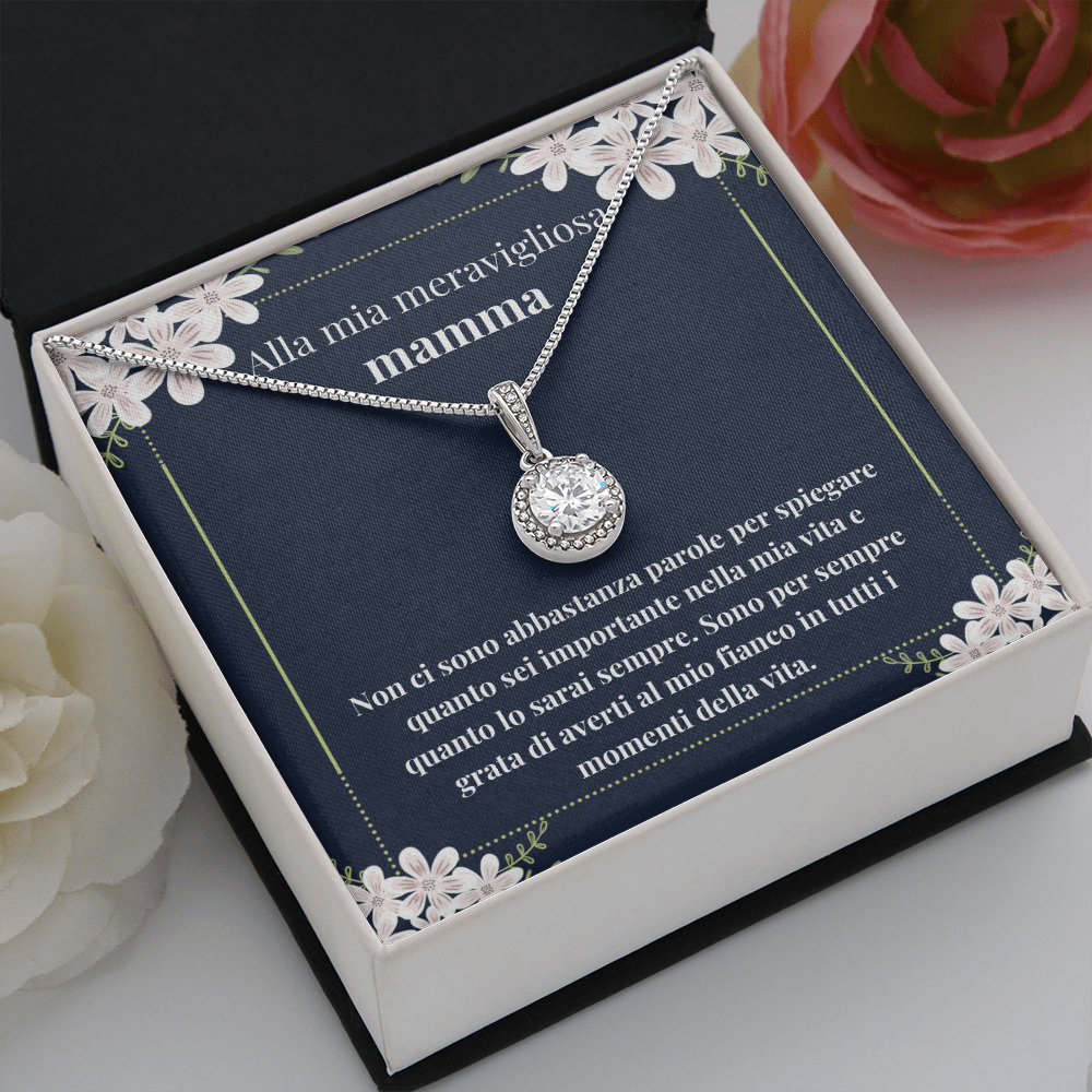 Mamma Collana Regalo Italian Mother Necklace Card