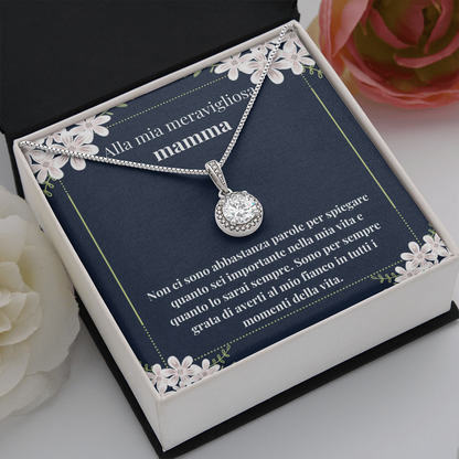 Mamma Collana Regalo Italian Mother Necklace Card