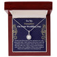 Daughter Bridal Necklace Card Wedding Keepsake