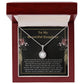 Sentimental Daughter Message Card Necklace Present Gift