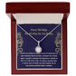 Hija Día De Boda Collar Regalo Spanish Daughter Wedding Necklace