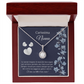 Italian Message Card for Carissima Nonna Bling Necklace Gift