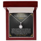 Sweet Mother Necklace Card Gift From Daughter