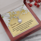 Søster Halskæde Gave Danish Sister Message Card Necklace