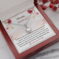 Älskade Mor Halsband Swedish Mother Message Card Necklace