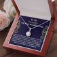 Daughter Bridal Necklace Card Wedding Keepsake