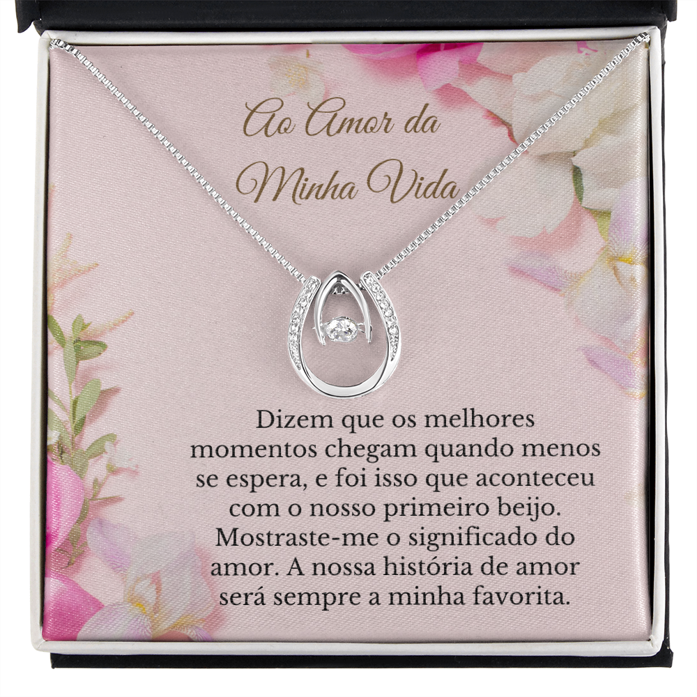 Amor da Minha Vida Colar Portuguese Wife Girlfriend Necklace
