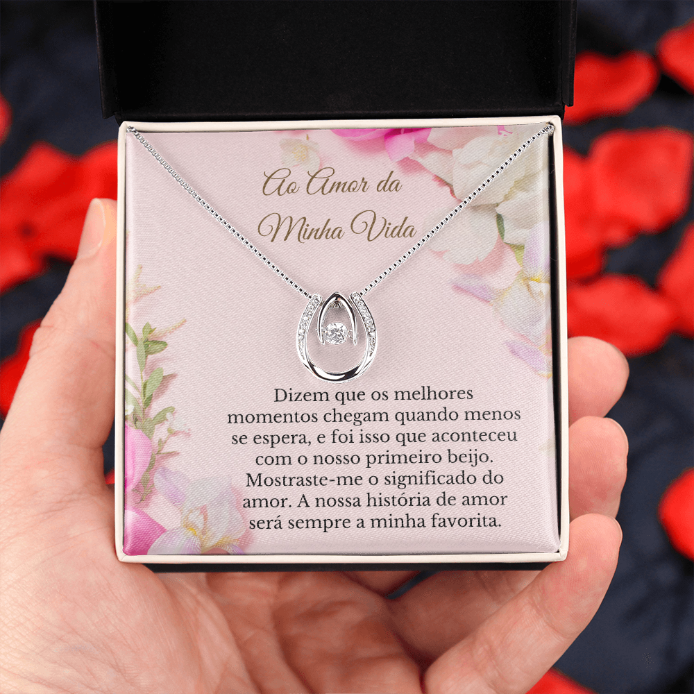 Amor da Minha Vida Colar Portuguese Wife Girlfriend Necklace