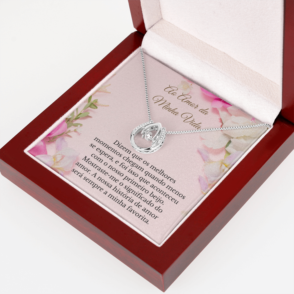 Amor da Minha Vida Colar Portuguese Wife Girlfriend Necklace
