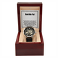 Querido Pai Portuguese Openwork Watch Present for father