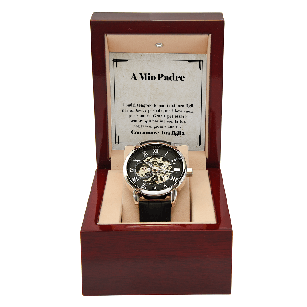Regalo dell'orologio del padre Italian Father Watch