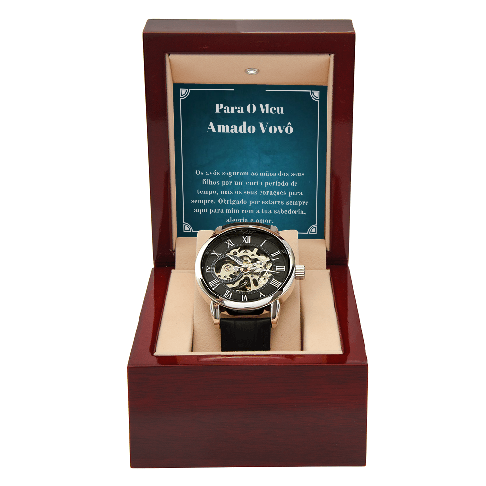 Portuguese Grandfather Message Card watch Gift