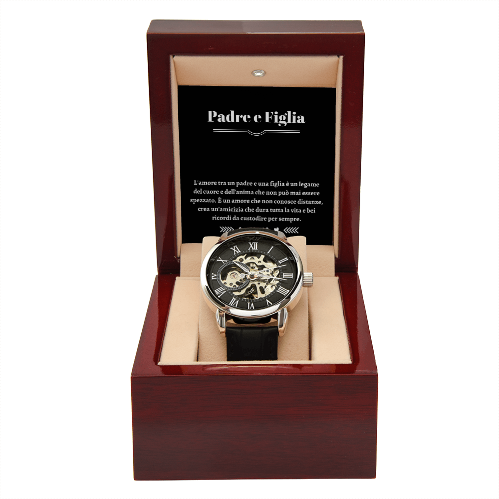 Padre Figlia Orologio Da Polso Regalo Italian Father Daughter Watch Card