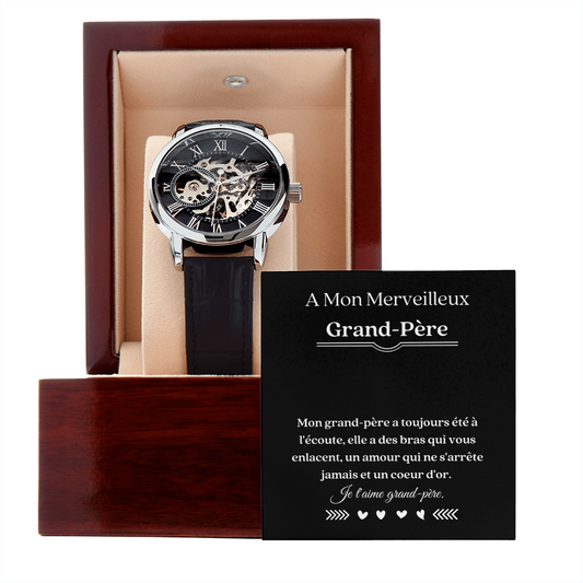Grand-Père Montre Homme Cadeau French Grandfather Watch Card