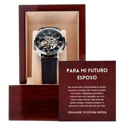 Future Husband Spanish Luxury Watch Wedding Gift