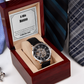 A Mio Nonno Italian Luxury Openwork Watch Present