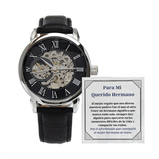 Hermano Openwork Watch Luxury Present For Latino Brother