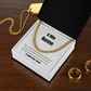 Nonno Collana Regalo Italian Grandfather Chain Necklace Card