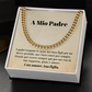 Padre Figlia Collana Regalo Italian Father Daughter Chain Necklace Card