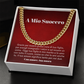 Suocero Collana Regalo Italian Father-In-Law Chain Necklace Card