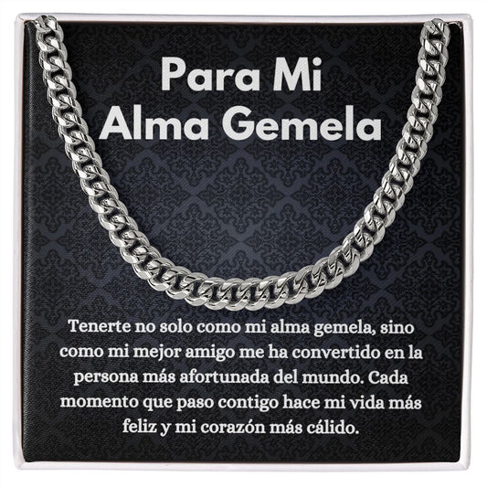 Alma Gemela Esposo Novio Collar Regalo De Amor