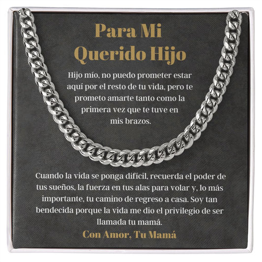 Querido Hijo Collar Regalo Latino Son Chain Gift
