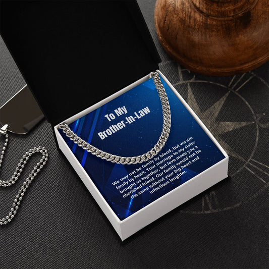 Brother-In-Law Chain Necklace Card Gift
