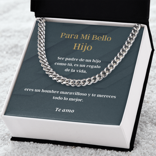 Hijo Collar Regalo Spanish Latino Son Chain Necklace