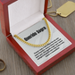 Querido Sogro Collar Presente Portuguese Father-In-Law Necklace Gift