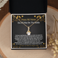 Nieta Boda Regalo Collar Spanish Granddaughter Bride Necklace Card