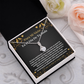 Nieta Boda Regalo Collar Spanish Granddaughter Bride Necklace Card