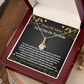 Nieta Boda Regalo Collar Spanish Granddaughter Bride Necklace Card