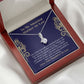 Mother-In-Law Necklace Card Gift From Daughter-In-Law