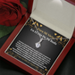Nieta Boda Regalo Collar Spanish Granddaughter Bride Necklace Card