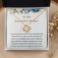 Mother Love Knot Message Card Necklace Present