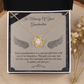 Grandmother Loss Necklace Card Grandma Memorial Gift