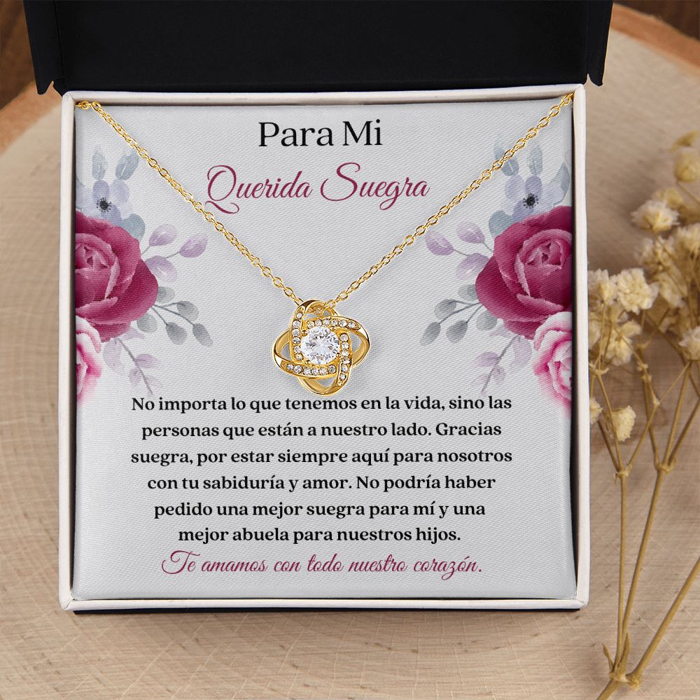 Querida Suegra Collar Regalo  Latina Mother-In-Law Necklace Card