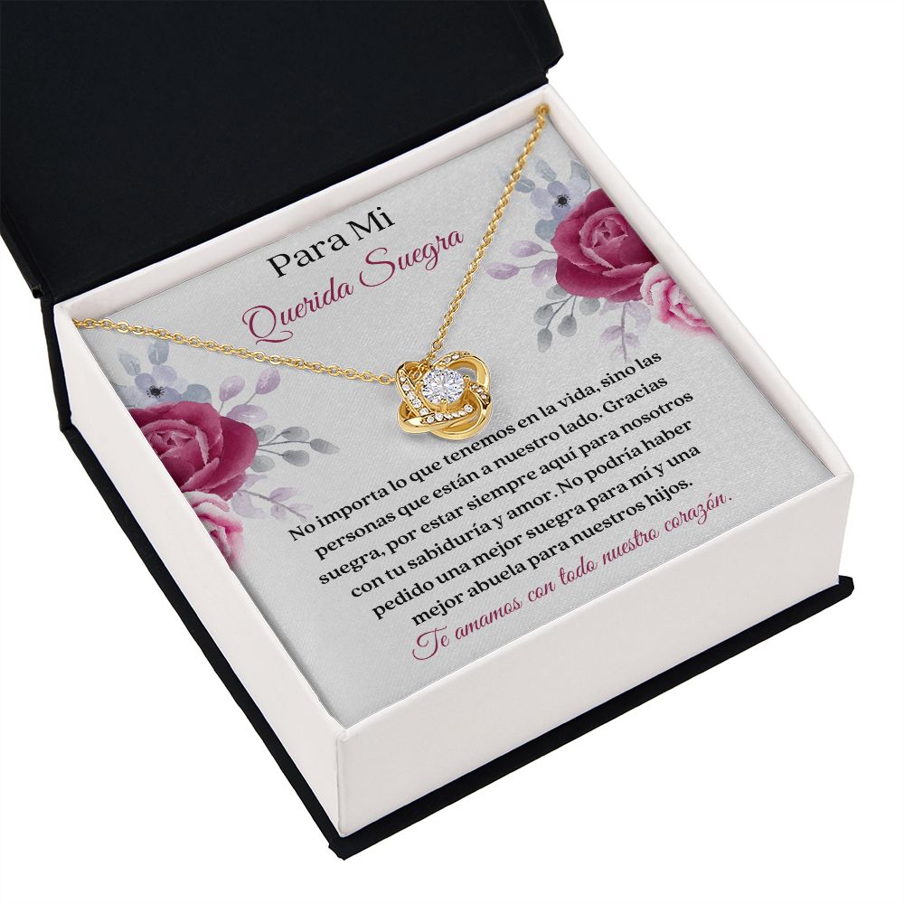 Querida Suegra Collar Regalo  Latina Mother-In-Law Necklace Card
