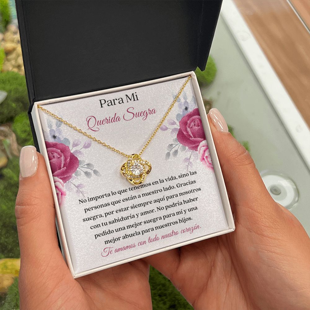 Querida Suegra Collar Regalo  Latina Mother-In-Law Necklace Card
