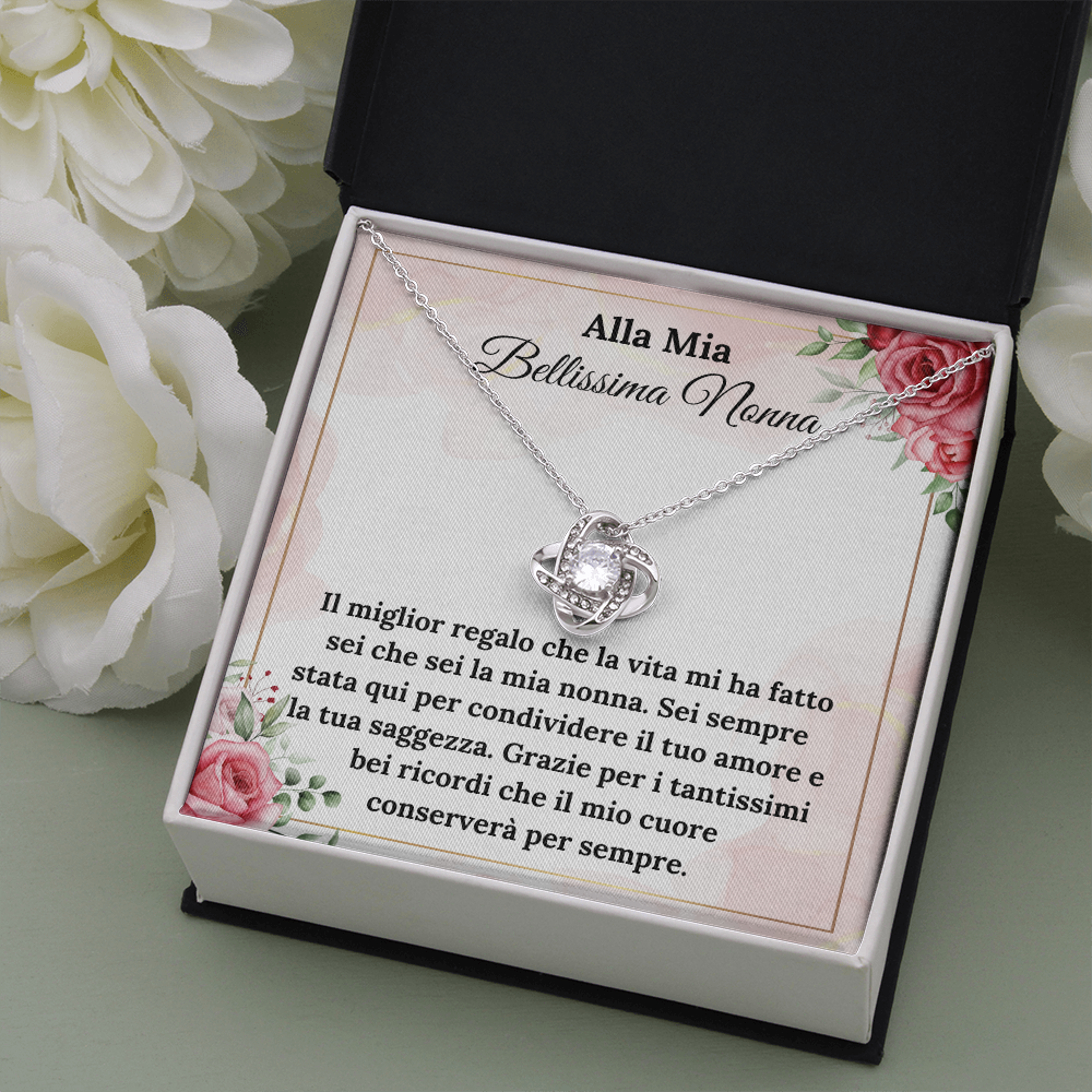 Bellissima Nonna Collan Regalo Italian Grandmother Message Card Gift