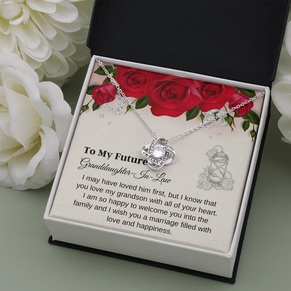 Future Granddaughter-In-Law Wedding Card Necklace