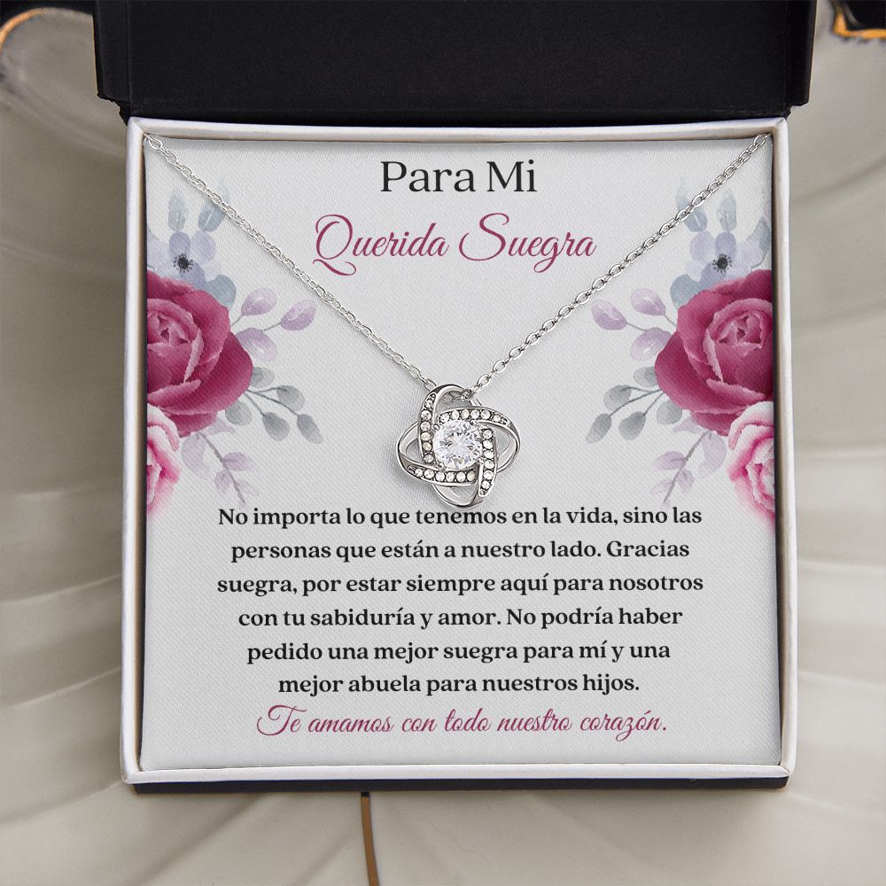 Querida Suegra Collar Regalo  Latina Mother-In-Law Necklace Card