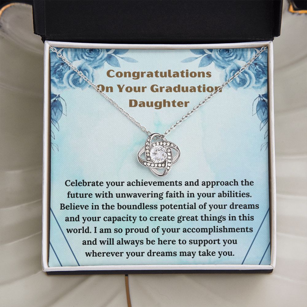 Graduation Daughter Necklace Congratulations Graduate Gift