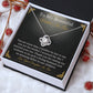 Sweet Mother-In-Law Necklace Card Gift From Daughter-In-Law
